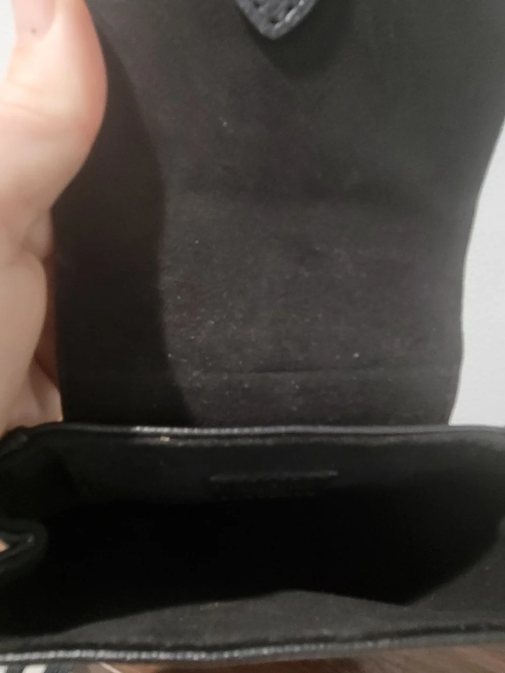 Louis Vuitton Black Embossed Monogram Messenger Bag with Gold Buckle